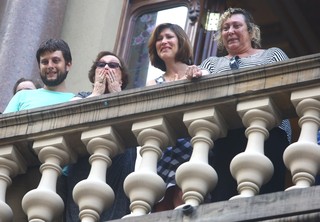Familia no velório do ator Paulo Goulart (Foto: Iwi Onodera/EGO)