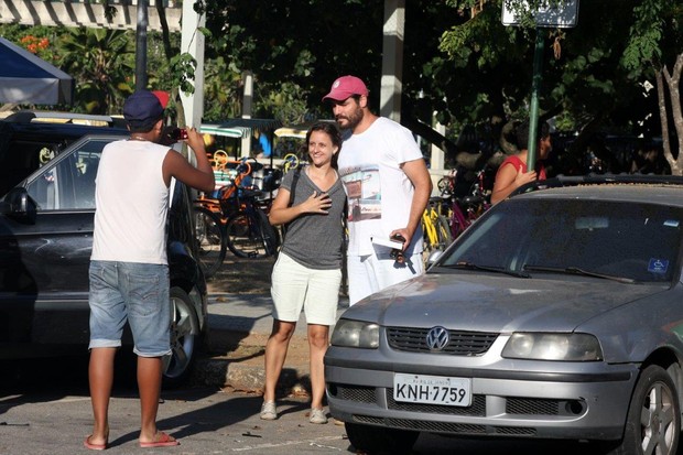 Thiago Lacerda na Lagoa Rodrigo de Freitas (Foto: JC Pereira / AgNews)