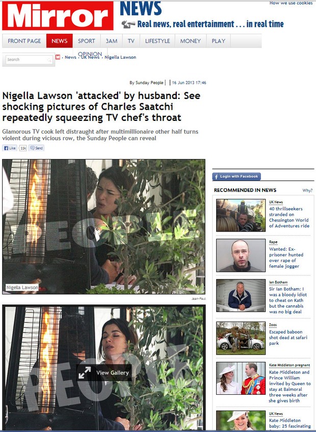 Nigella (Foto: Reprodução/Daily Mirror)