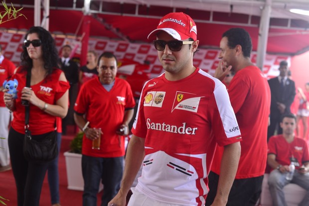 Felipe Massa no TNT Street Race (Foto: Andre Muzell/agnews)