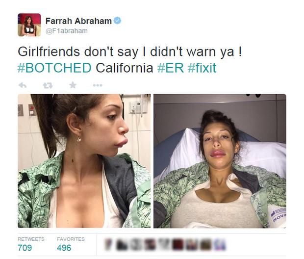 Farrah Abraham (Foto: Twitter / Reprodução)