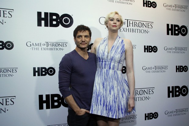 Gwendoline Christie e Pedro Pascal, de Game of Thrones (Foto: Graça Paes/Fotorio News)