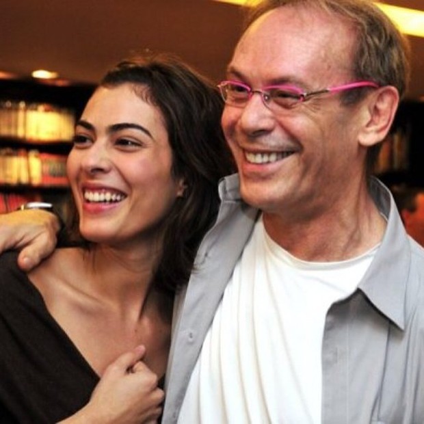 Isabel Wilker com  José Wilker (Foto: Reprodução/Instagram)