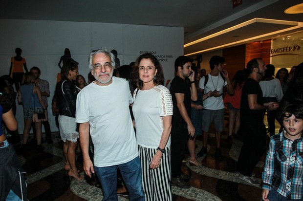 Marieta Severo e Aderbal Freire Filho (Foto: AgNews)