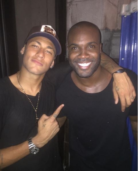 Neymar e Rafael Zulu em festa do Rio (Foto: reprodução/instagram)