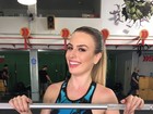 Fernanda Keulla pratica crossfit e diz: 'Quero chegar aos 54kg e vestir 36'