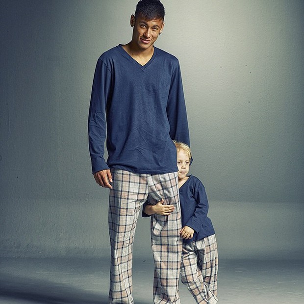 Neymar com o filho, Davi Lucca (Foto: Instagram / Reprodução)