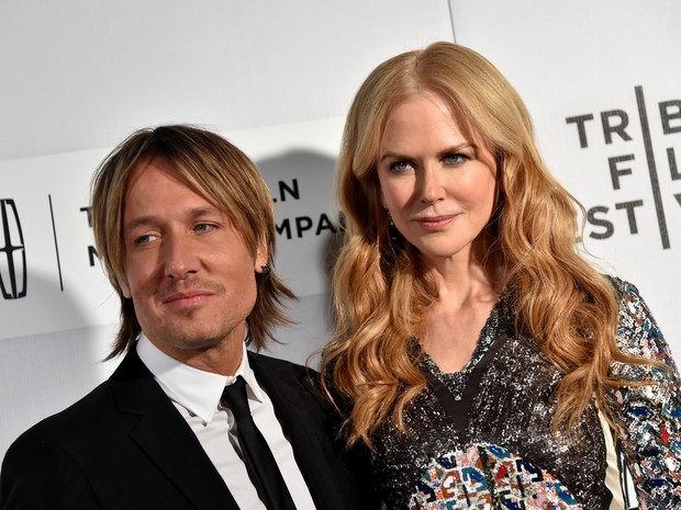 Keith Urban e Nicole Kidman em première em Nova York, nos Estados Unidos (Foto: Mike Coppola/ Getty Images/ AFP)