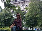 Fernanda Paes Leme compartilha foto de viagem pela capital francesa