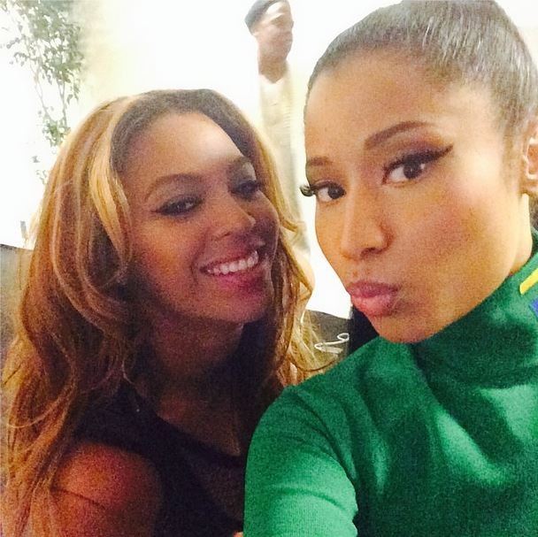 Beyoncé e Nicki Minaj (Foto: Instagram / Reprodução)