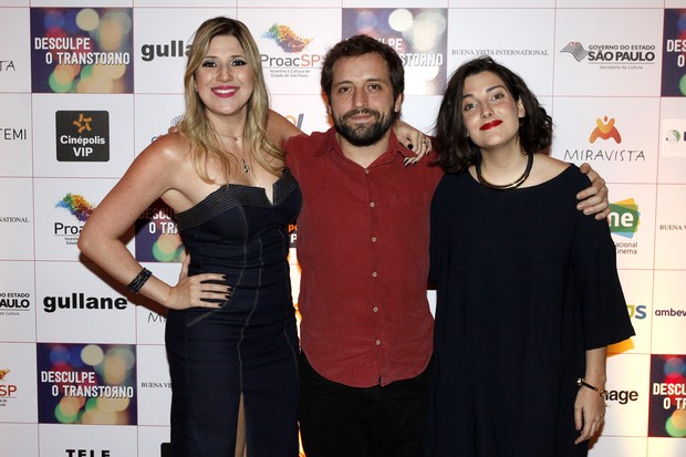 EleDani Calabresa, Gregório Duvivier e Clarice Falcão  (Foto: Celso Tavares / Ego)