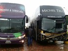 Ônibus de Fernando e Sorocaba resgata equipe de Teló após acidente