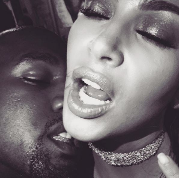 Kim Kardashian e Kanye West (Foto: reprodução/instagram)