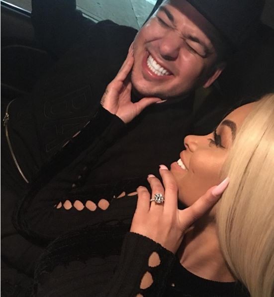 Blac Chyna ganha anel de R$1,2 milhão do noivo Rob Kardashian (Foto: Reprodução do Instagram)