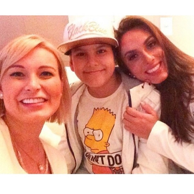 Andressa Urach com o filho e Nicole Bahls (Foto: Reprodução/ Instagram)
