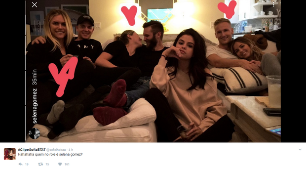 Selena Gomez diverte internautas com foto (Foto: Reprodução / Instagram)