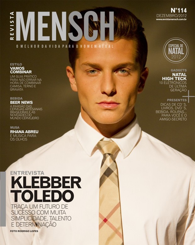 Klebber Toledo na revista MENSCH (Foto: Divulgação)