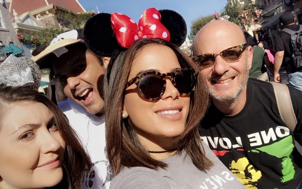 Anitta na Disney (Foto: Reprodução / Snapchat)