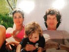 Luciana Gimenez posta foto antiga com Mick Jagger e o filho Lucas