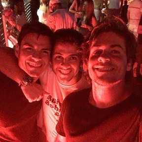 Matheus Braga, ex de Fernanda Gentil, curte balada com amigos no Rio (Foto: Reprodução/Instagram)