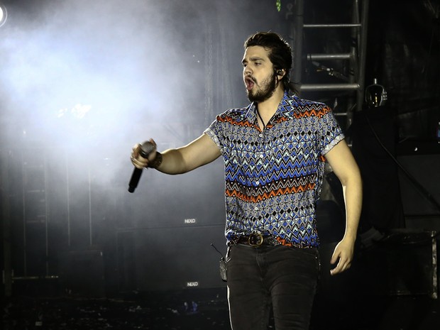 Luan Santana em show em São Paulo (Foto: Cláudio Augusto/ Brazil News)