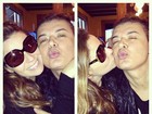 Giovanna Antonelli enche David Brazil de beijos