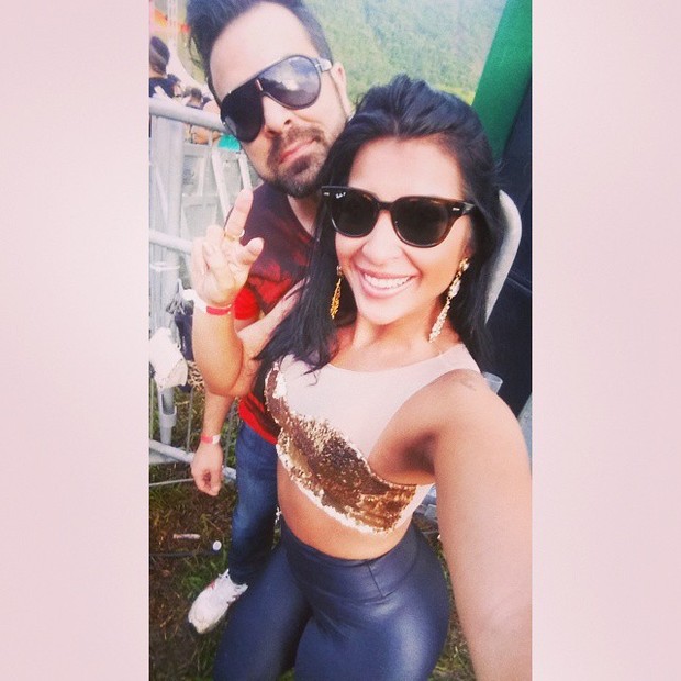Ex-BBB Priscila com o marido, Bruno Andrade (Foto: Instagram)