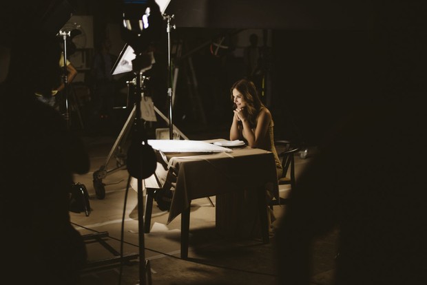 Making-of da campanha da atriz Paolla Oliveira para a marca Paixão (Foto: Divulgação / Paixão)