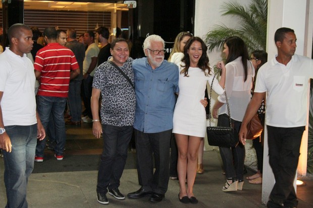 Glaycon Muniz, Manoel Carlos e Julia Almeida (Foto: Claudio Andrade / Foto Rio News)