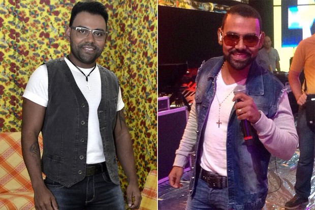 O cantor Pablo, antes e depois (Foto: EGO | Instagram / Reprodução)