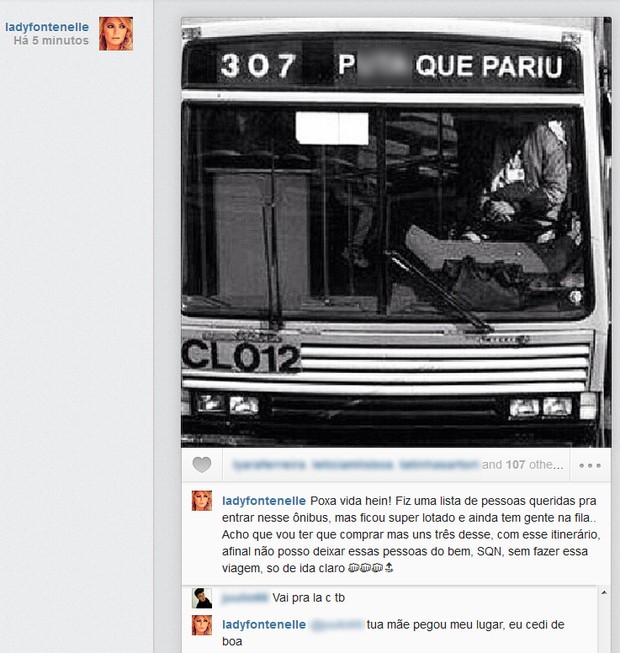 Antônia Fontenelle faz reclamação no Instagram (Foto: Instagram / Reprodução)