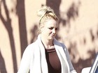 Britney Spears e o noivo, Jason Trawick, almoçam com os filhos dela