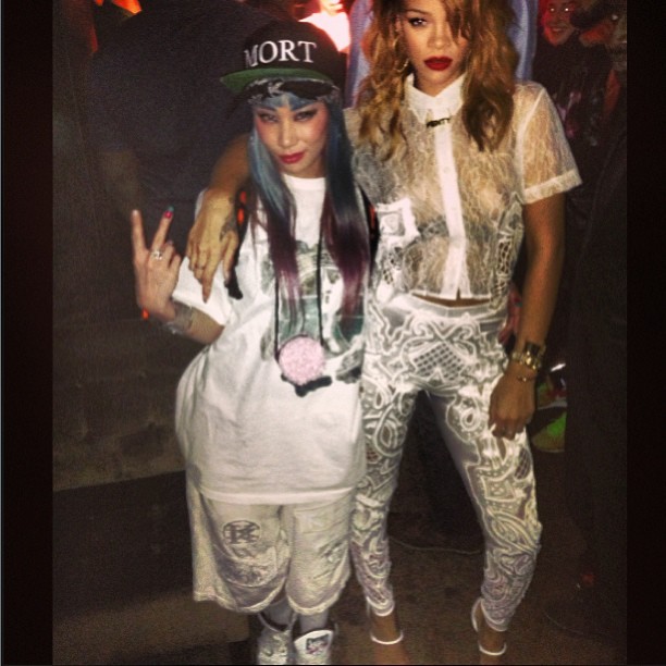 Mademoiselle Yulia e Rihanna (Foto: Instagram/ Reprodução)
