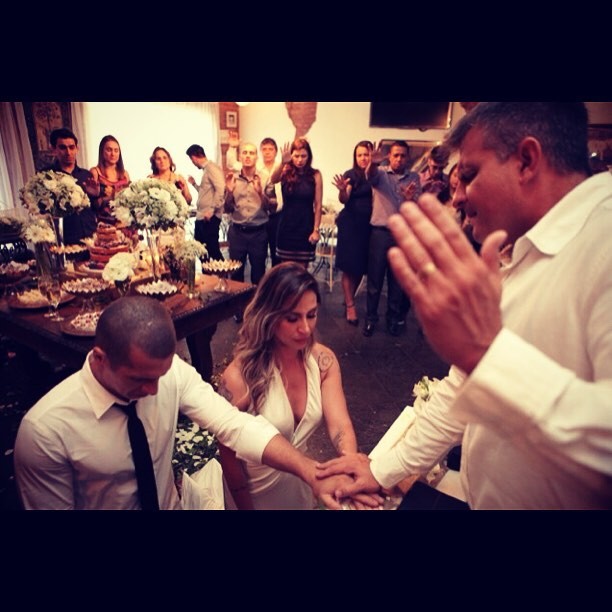 Galego e Lizi Benites se casam (Foto: Reprodução/Instagram)