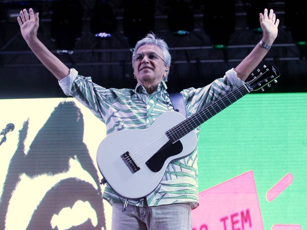 Caetano Veloso em show na Zona Norte do Rio (Foto: Daniel Pinheiro/ Ag. News)