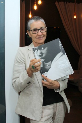 Cássia Kis Magro em lançamento de livro na Zona Sul do Rio (Foto: Alex Palarea/ Ag. News)
