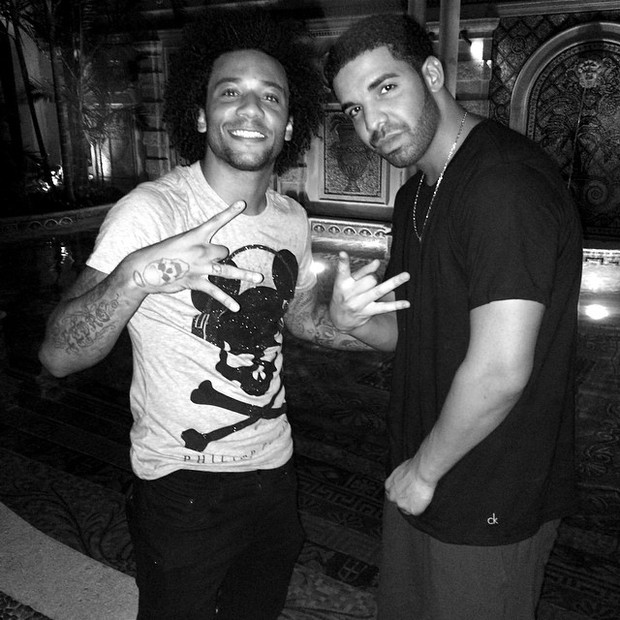 Drake e Marcelo (Foto: Reprodução/Instagram)