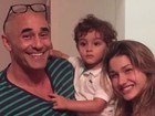 Luciano Szafir usa rede social para dar os parabéns para Sasha