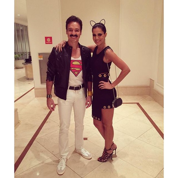 Rodrigo Faro e Vera Viel na festa de Luciana Gimenez em São Paulo (Foto: reprodução/instagram)