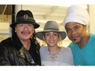 Shakira publica foto ao lado de Carlos Santana e Carlinhos Brown na web