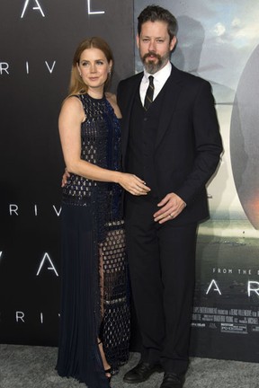 Amy Adams e o marido, Darren Le Gallo, em première de filme em Westwood, na Califórnia, nos Estados Unidos (Foto: Valerie Macon/ AFP)