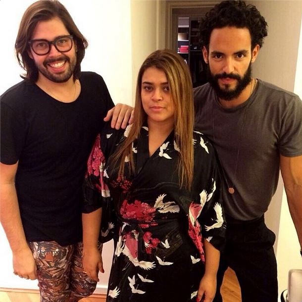 Thomaz Azulay, Preta Gil e Leo Neves (Foto: Instagram/Reprodução)