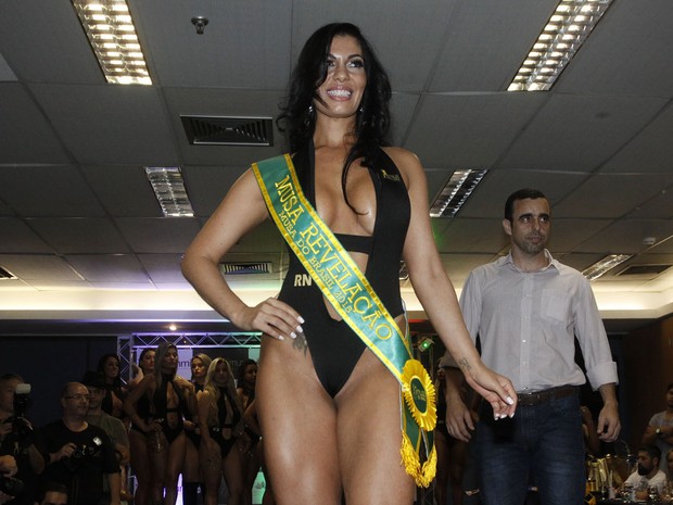 Kelly Silva, do Rio Grande do Norte, é eleita Musa Revelação no Musa do Brasil em São Paulo (Foto: Celso Tavares/ EGO)