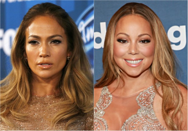 Jennifer Lopez e Mariah Carey (Foto: Getty Images)