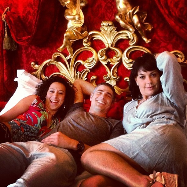 Thalita Carauta, Reynaldo Gianecchini e Fabíula Nascimento (Foto: Instagram / Reprodução)
