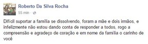 Roberto Rocha, irmão de Renato Rocha (Foto: Reprodução / Facebook)