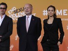 Brad Pitt e Angelina Jolie participam de evento de combate à violência sexual
