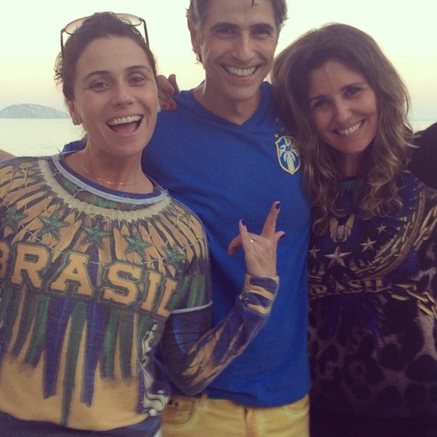 Giovanna Antonelli, Reynaldo Gianecchini e Cris Alves (Foto: Instagram / Reprodução)
