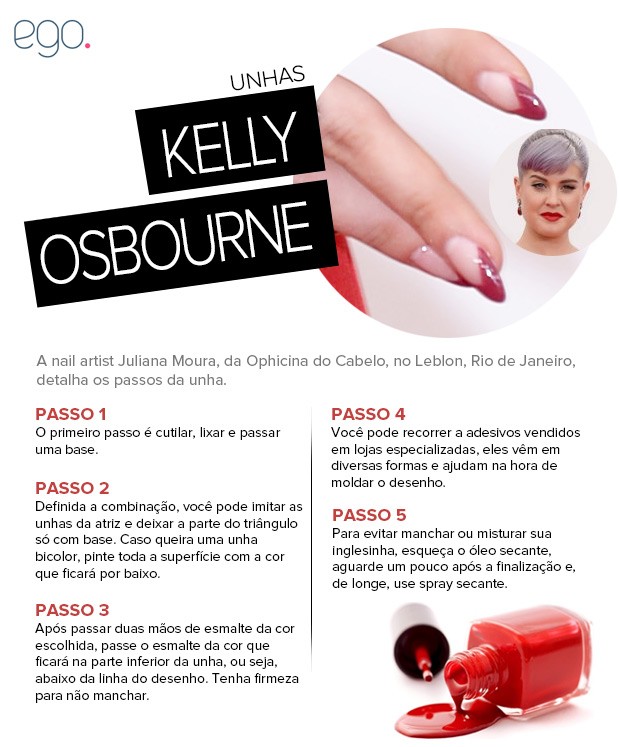 Kelly Osbourne - Unhas (Foto: EGO)