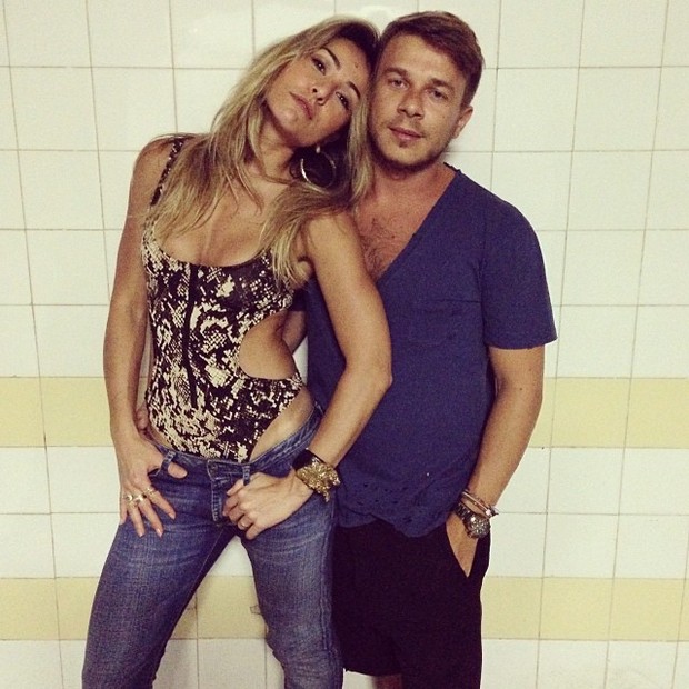 Sabrina Sato com o amigo Tiago Fortes em festa em São Paulo (Foto: Instagram/ Reprodução)